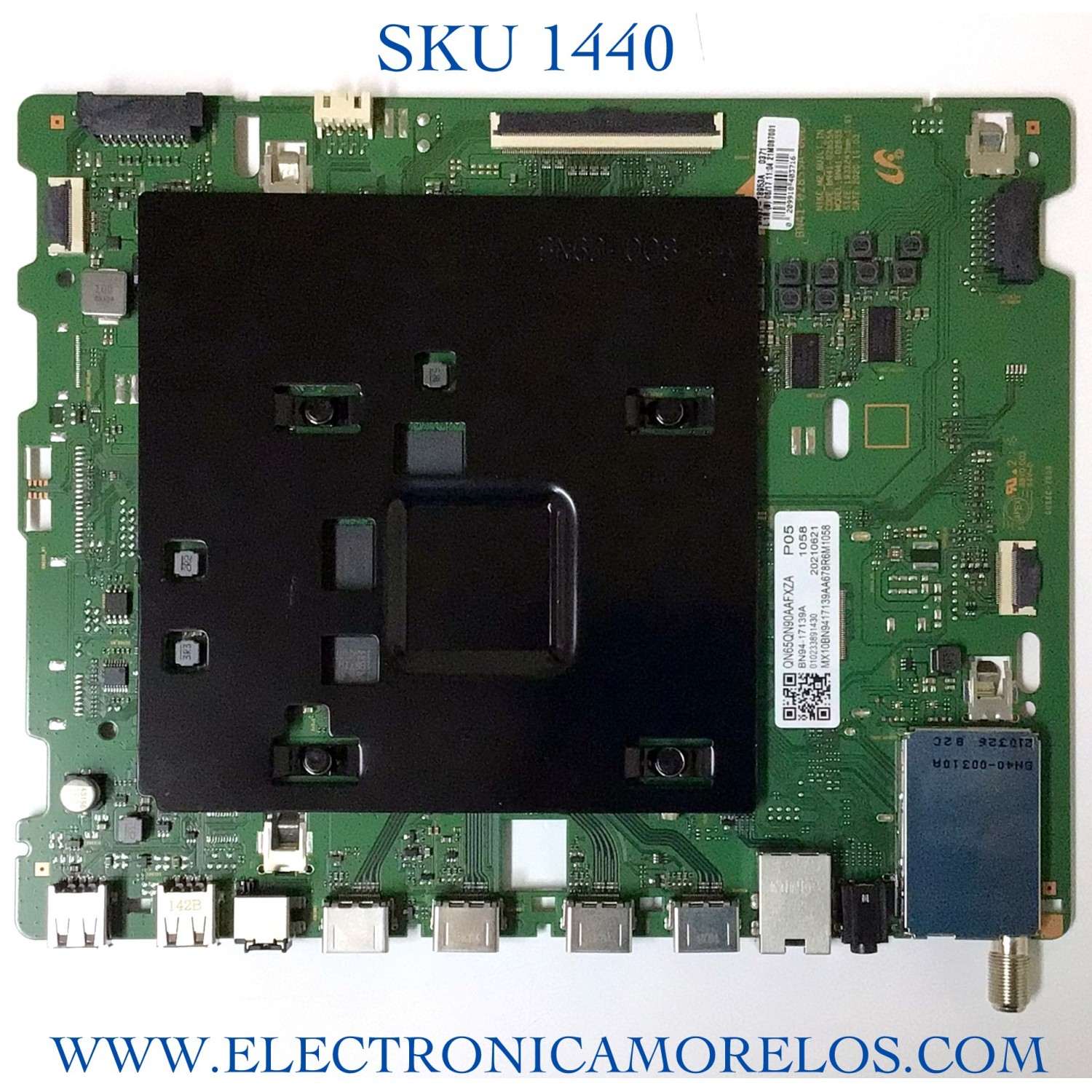 MAIN PARA TV SAMSUNG NUMERO DE PARTE BN94-17139A / BN41-02855A / BN97-18953A / PANEL CY-TA065FLAV5H / MODELO QN65QN90AAFXZA AC04 / QN65QN90AAFXZA / QN65QN90AAF